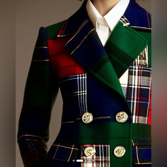 ‼️Plaid Double-Breasted Women's Jacket❤️‼️ - Picture 2 of 8